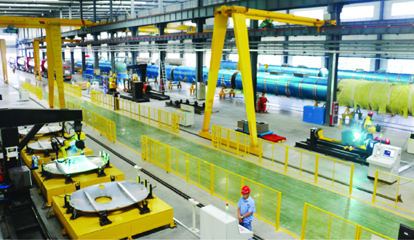 Intelligent production site of Tianming Machinery Group